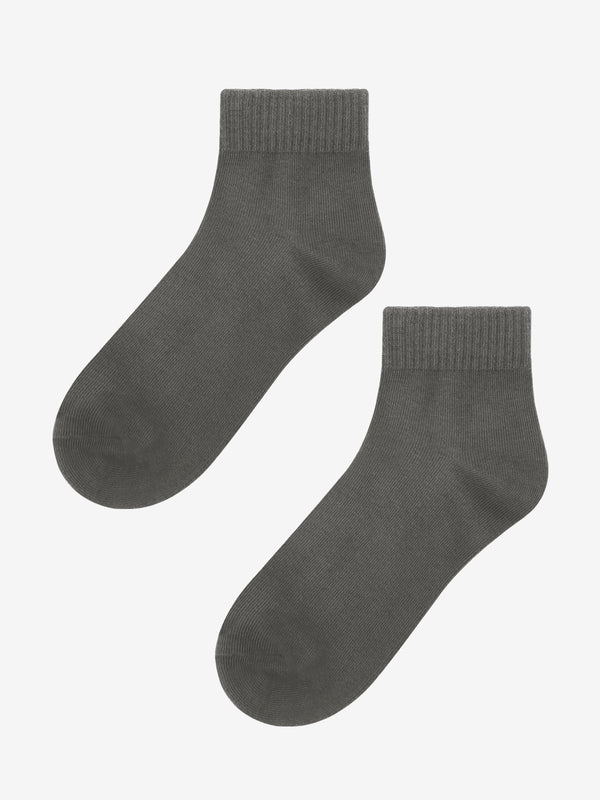 Unisex Charcoal Casual Comfy Ankle Socks