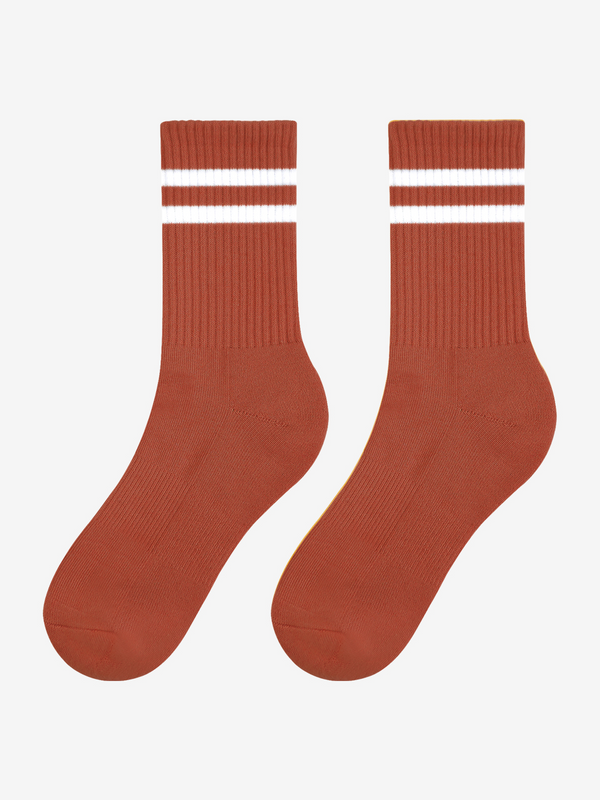 Red Crew Socks for Sports and Daily Wear