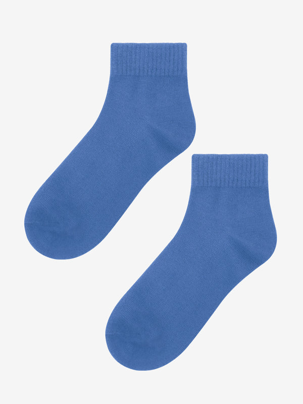Unisex Blue Casual Comfy Ankle Socks